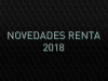 renta 2018 novedades
