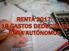 renta 2017-2018, renta 2017 autónomos, asesoría valencia