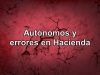 Autónomos y errores en Hacienda